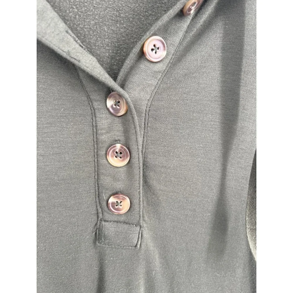 Lou and Grey Womens Signature Soft Hoodie Dress Hunter Green Size Small Lounge